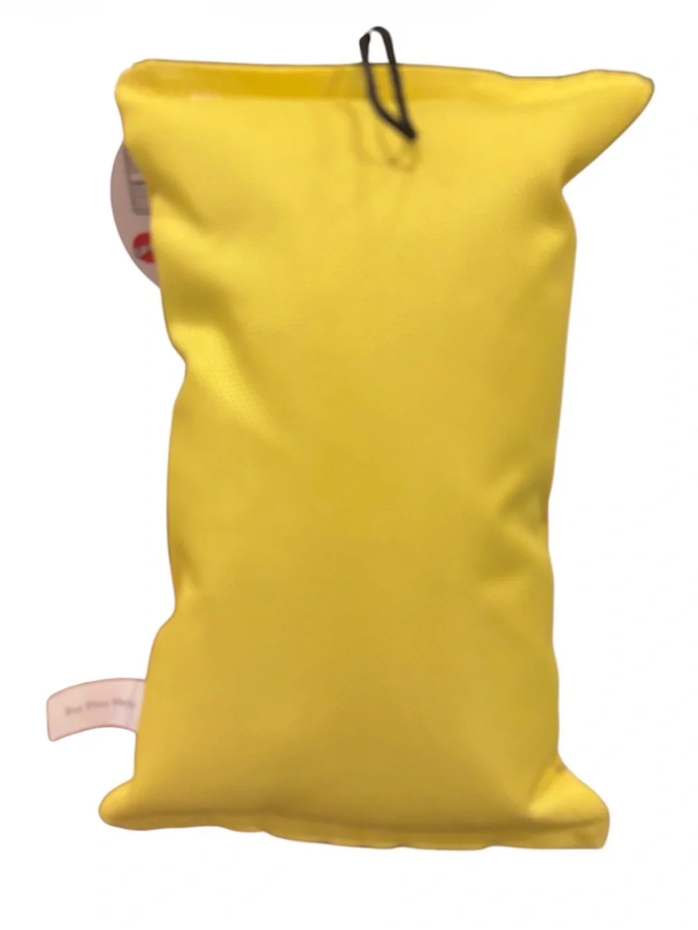 Lazy Doggies Yellow Plush Squeaker Dog  Toy